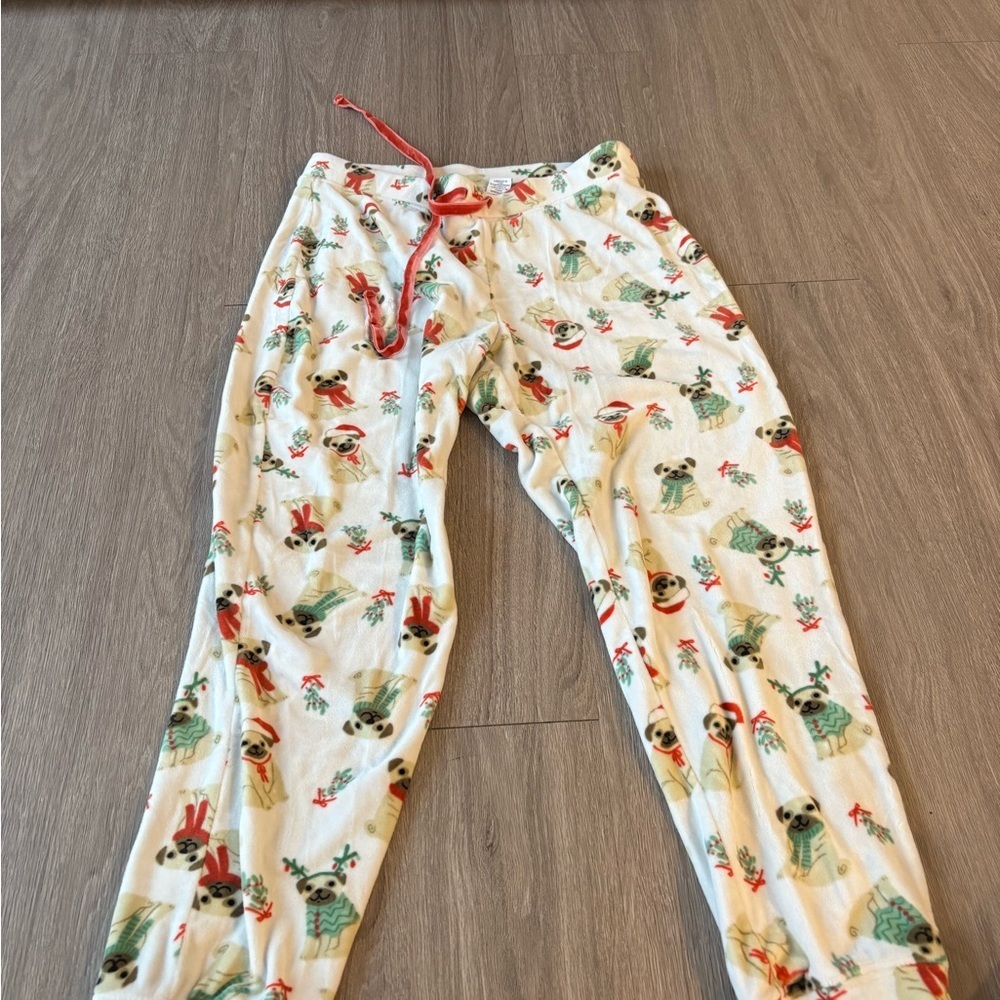 Tabitha Festive Print Pajama Pants size Small